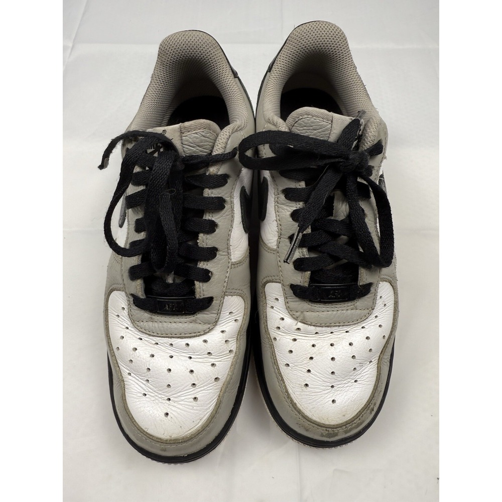 Nike By You Air Force 1 Low White Black Grey DV3892-900 Youth 6.5